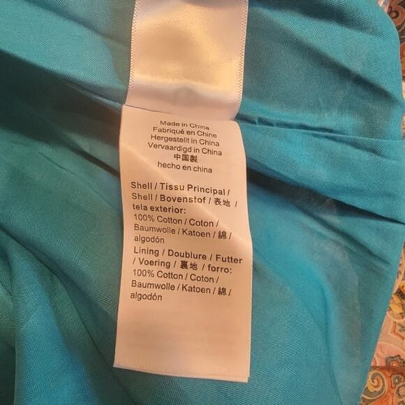 J Crew Liberty Fabric Floral Dress Side Cut Out Midi Boho Summer Blue Pink 6 - Picture 15 of 16